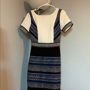 Short sleeve fitted dress